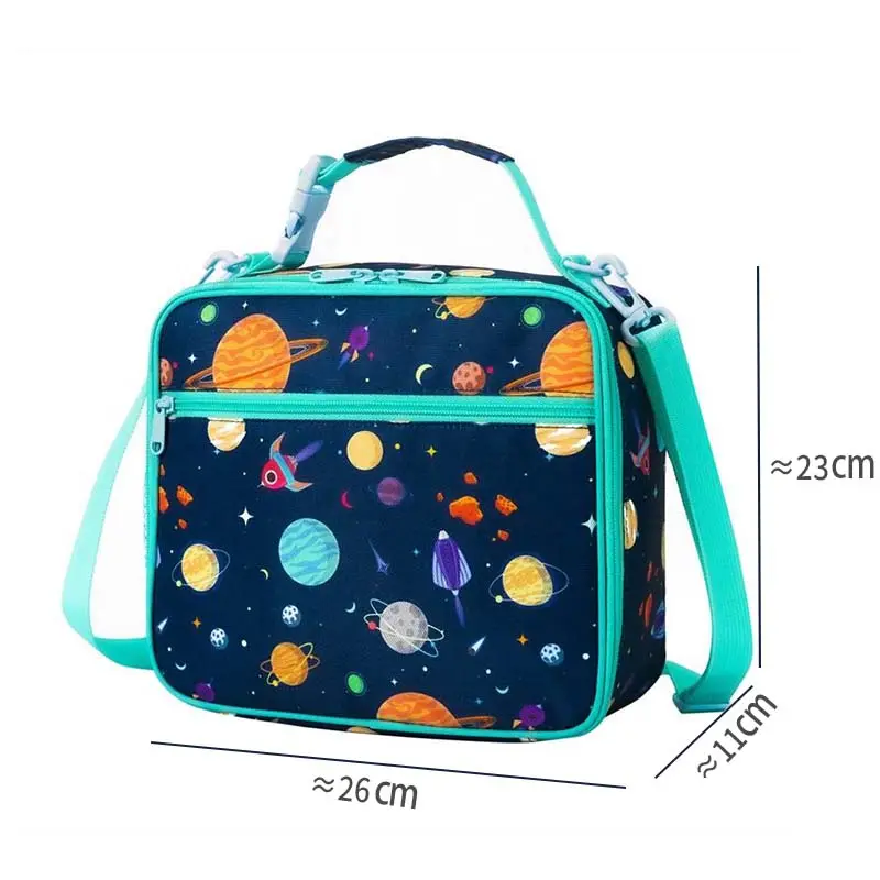 Spot lunch bag is convenient for bringing a large capacity of the starry sky pattern with a large capacity cooler bag