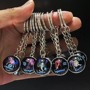 Nuevos Llaveros <span class=keywords><strong>de</strong></span> Metal Vintage con los 12 Signos del Zodiaco, Llaveros con Esfera <span class=keywords><strong>de</strong></span> Cristal, Constelaciones <span class=keywords><strong>de</strong></span> Escorpio, Leo y <span class=keywords><strong>Aries</strong></span> - Product Image 6