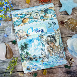 สมุดภาพฤดูร้อนสุดเท่สมุดตกแต่งริมทะเลสีฟ้าโรแมนติก - Product Image 5