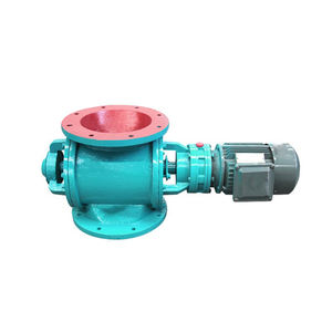 Alimentateur rotatif industriel haute température avec transducteur à ultrasons électrovanne de verrouillage d'air pour décharge - Product Image 1