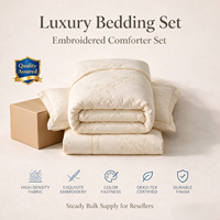 Ensemble de literie de luxe d'usine, couette en microfibre de haute qualité, prix compétitif, vente en gros, fournisseur en gros