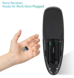 G10S Air Mouse <span class=keywords><strong>Remote</strong></span> Control Suara 2.4G Nirkabel Giroskop IR Belajar untuk H96 MAX X88 PRO Android TV Box Smart TV <span class=keywords><strong>Laptop</strong></span> - Product Image 6