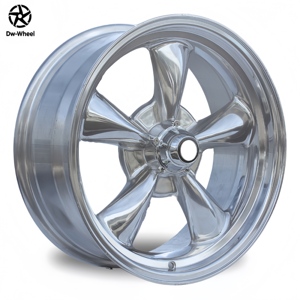 Jantes Chrome 5 branches Torq Thrust Deep Dish 18 20 22 pouces pour Muscle Car – Vente en gros directe usine OEM ODM - Product Image 1