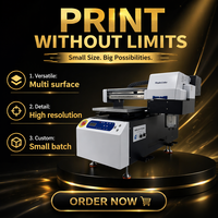 Impresora UV Plana A2 Personalizada, Precio de Fábrica, 6040, para Impresión en Plexiglás, Cuero y Tubos, con Cabezal de Impresión XP600