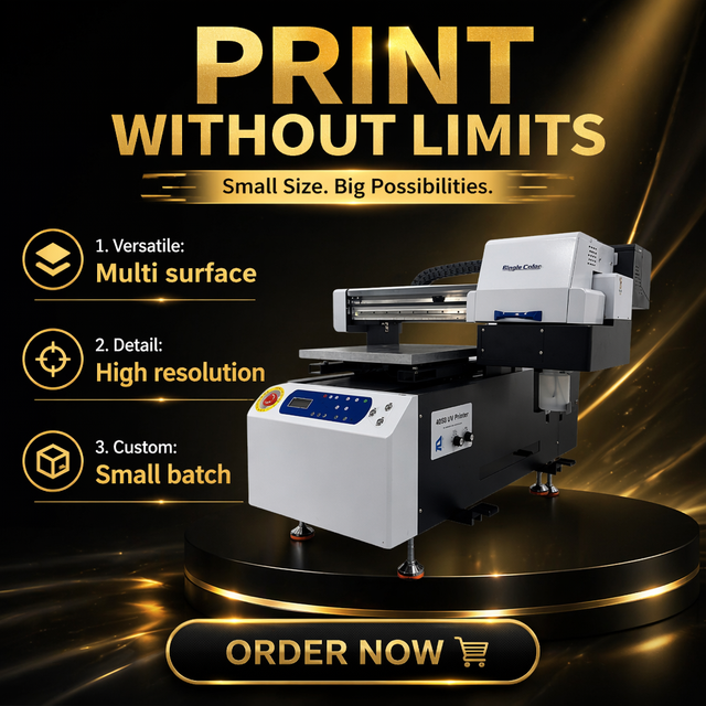 Personalized A2 Printer Factory Price 6040 UV Flatbed for Plexiglass Leather Tube Printing with XP600 Print Head