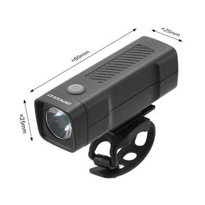 ไฟหน้าจักรยานไฟจักรยาน500มิลลิแอมป์ต่อชั่วโมง USB ชาร์จได้ง่ายต่อการติดตั้ง3โหมดอุปกรณ์สำหรับจักรยาน - Product Image 3