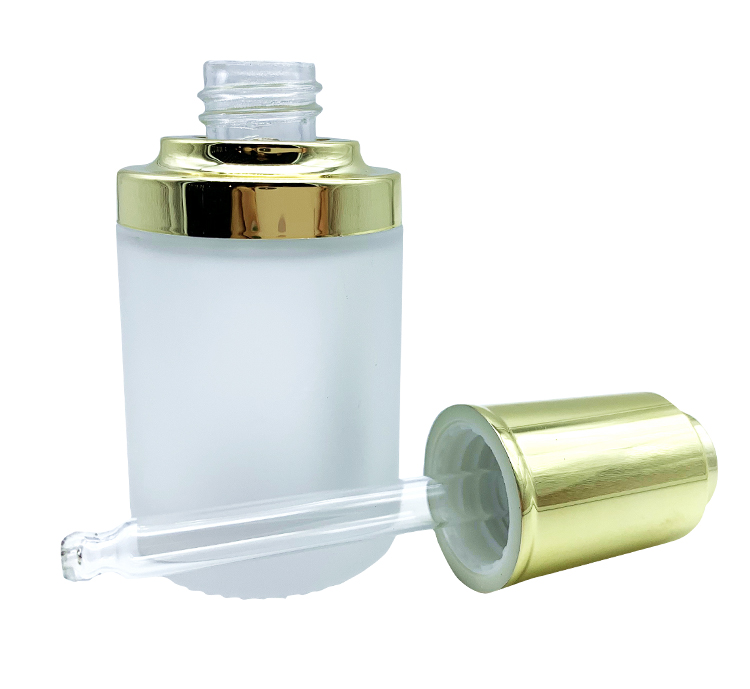 Transparent 20ml Glass Dropper Bottles Small Essential Oil Bottles ISO 20001