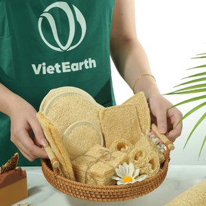 ฟองน้ำใยบวบออร์แกนิกธรรมชาติแผ่นใยขัดผิวนุ่มสำหรับใช้ในบ้านเป็นมิตรกับสิ่งแวดล้อม - Product Image 3