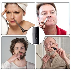 Rifinitore per <span class=keywords><strong>peli</strong></span> del <span class=keywords><strong>naso</strong></span> impermeabile ricaricabile indolore per capelli e sopracciglia - Product Image 4