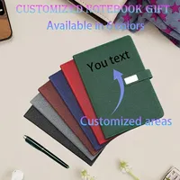 Cuaderno Personalizable Vintage A5 con Tapa Dura, Cubierta de Cuero PU Suave, Cierre de Broche, Caja de Regalo, para Uso Personal y Empresarial