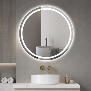 Espejo Inteligente Redondo Personalizado para <span class=keywords><strong>Baño</strong></span>, Espejo LED Moderno para Vanidad, Espejo Inteligente para <span class=keywords><strong>Baño</strong></span> - Product Image 4