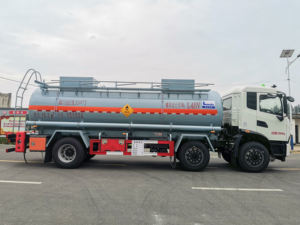 Camión de Transporte de Soluciones Químicas Dongfong Tianjing Diésel Nuevo Manual 15.3 CBM 8x4 Diseño de Tanque L4BH para Peróxido de Hidrógeno EURO 6 - Product Image 4