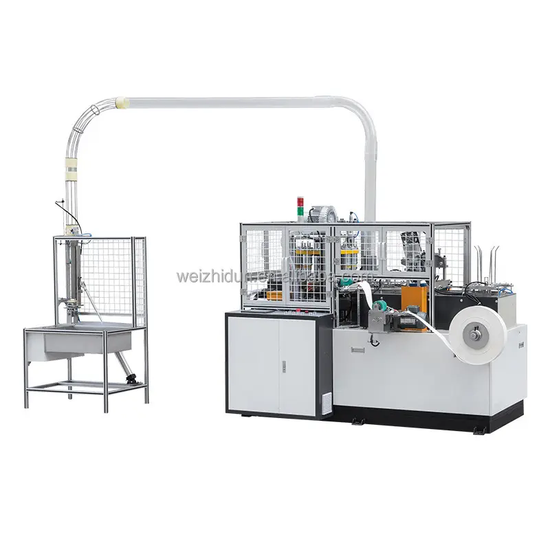 High Speed Full Automatic Ultrasonic Drinking Tea Coffee Coke Paper Cup Forming Making Machine Price