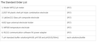 pH-mètre de paillasse haute précision SANXIN MP512-01, précision 0,002 pH, stockage de 100 données pour la recherche en laboratoire et le contrôle qualité