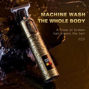 <span class=keywords><strong>Tondeuse</strong></span> à cheveux électrique professionnelle rechargeable pour le corps avec écran LCD <span class=keywords><strong>Tondeuse</strong></span> à cheveux à lame Usb T pour hommes - Product Image 3