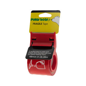 Vente chaude Fragil Rouleau De Ruban D'emballage Avec Distributeur Pour Carton D'étanchéité Emballage Marquage - Product Image 1