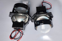 Phare de voiture universel 3 pouces à LED avec lentille double faisceau, projecteur haute définition, lumière laser ultra-lumineuse intégrée, faisceau haut et bas