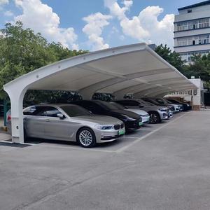 Garage moderne de luxe à toit arqué, durable et imperméable, pour 2 voitures, idéal pour les maisons et villas haut de gamme - Product Image 2