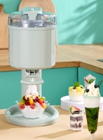 Petite machine à crème glacée à cône entièrement automatique domestique avec source d'alimentation électrique