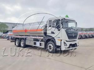 รถบรรทุกส่งน้ำมันดีไซน์ใหม่ขนาดเล็ก 25000L-30000L รถบรรทุกถังน้ำมันสแตนเลสสำหรับขาย ผู้ผลิตรถบรรทุก รถบรรทุก 6*4 - Product Image 3
