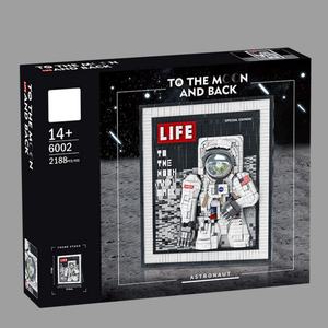 Mork 031005, jouet de construction sur le thème de l'astronaute, retour sur la Lune, modèle de jouet en plastique ABS, 2188 pièces, blocs de construction DIY pour la décoration de la maison - Product Image 1