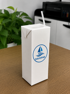 Boîte d'emballage aseptique en aluminium-plastique de <span class=keywords><strong>200</strong></span> ml, boîte à jus, styles <span class=keywords><strong>Tetra</strong></span>, emballage aseptique, cartons de boissons - Product Image 1