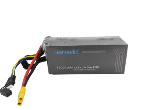 Оптовая Продажа с фабрики, перезаряжаемая твердотельная литиевая батарея 6S 16AH 22,8 V, батарейка БПЛА, бренд HEREWIN - Product Image 6