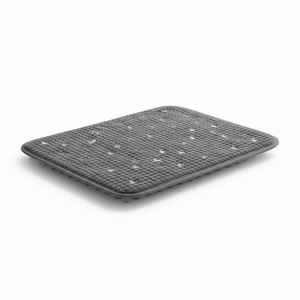 Tapis de bain en silicone antidérapant, écologique et sûr pour adultes - Utilisation hôtelière, séchage rapide, design doux et confortable, origine USA, marque OEM - Product Image 3
