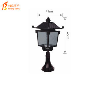 Extérieur Étanche Pilier Gatepost Villa Cour Applique Style Européen Rétro Luces Solares Paysage Solaire Jardin Lumière - Product Image 1