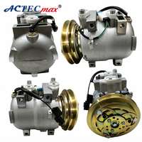 Compresseur AC ACTECmax AC.100.2874 DKV14C 24V 135mm 1A à palettes rotatives pour excavatrice Hyundai R225-7 R210-7 OE 11N690040 11N892040