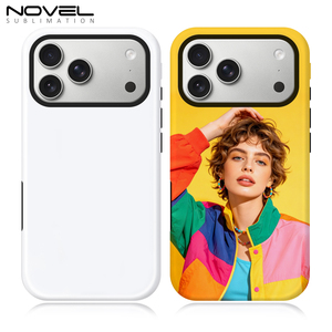 Funda de Teléfono Sublimable para iPhone 17 Pro Max - Carcasa 3D 2 en 1 de Doble Capa, Personalizable, Protectora para iPhone 16 - Product Image 2