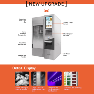 ตู้ขายอาหารร้อน <span class=keywords><strong>JSK</strong></span> ขายบะหมี่ราเมนและถ้วยอัตโนมัติที่เตรียมอาหารสำหรับสำนักงานและห้างสรรพสินค้า - Product Image 6