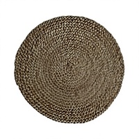 Set de table en jute antidérapant, en fibre naturelle tissée, écologique, résistant à la chaleur, lavable, réutilisable, pour la maison