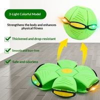 Jeu de sport en plastique parent-enfant : Balle rebondissante transformable, Disque volant magique transfrontalier, Jouet de catapulte d'extérieur