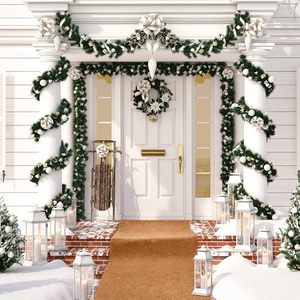 Tapis d'extérieur antidérapant en fibre de coco naturelle <span class=keywords><strong>pour</strong></span> la neige et la pluie, tapis de protection durable contre la glace hivernale - Product Image 3