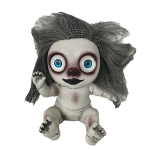 Décoration d'Halloween en mousse de latex, figurine fantôme citrouille, pour intérieur et extérieur, avec fonction lumineuse, ornement de fête - Product Image 3