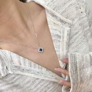 Collier polyvalent en argent sterling S925, fabrication artisanale italienne, chaîne fine réglable avec petites perles d'olive, perles en or platine - Product Image 4