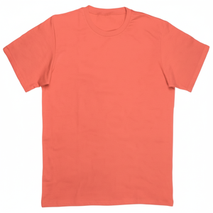 Camiseta de cuello redondo de algodón 100% de alta calidad para hombre, estilo informal estampado personalizado, técnica de lavado frontal, tejido de tamaño sólido de EE. UU. - Product Image 1