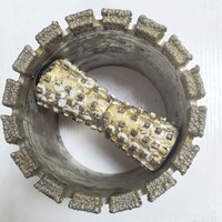 Foret diamanté pour forage de puits d'eau, équipement de forage de roches dures 130 mm 150 mm
