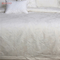 Parure de couette en jacquard, ensemble de literie de luxe, drap de lit, vente directe,