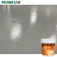 Revêtement transparent à base d'eau pour peinture murale commerciale, haute brillance, anti-jaunissement, protection, fourniture directe d'usine OEM