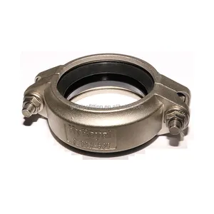 SS Grooved Coupling S30 Model 3'' Duplex 2205 600PSI Stainless Steel Pipe Fitting For Water