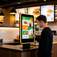 Tableta de Señalización Digital AT14WF de 14 Pulgadas con Android 14, RK3568, WiFi 6, Full HD, Montaje en Pared, Pantalla Comercial