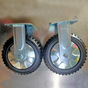 Hochwertige MW 4/<span class=keywords><strong>5</strong></span>/6/8 Zoll feste/drehbare Industrie-<span class=keywords><strong>PVC</strong></span>-Lenkrollen mit Bremse - Product Image 4