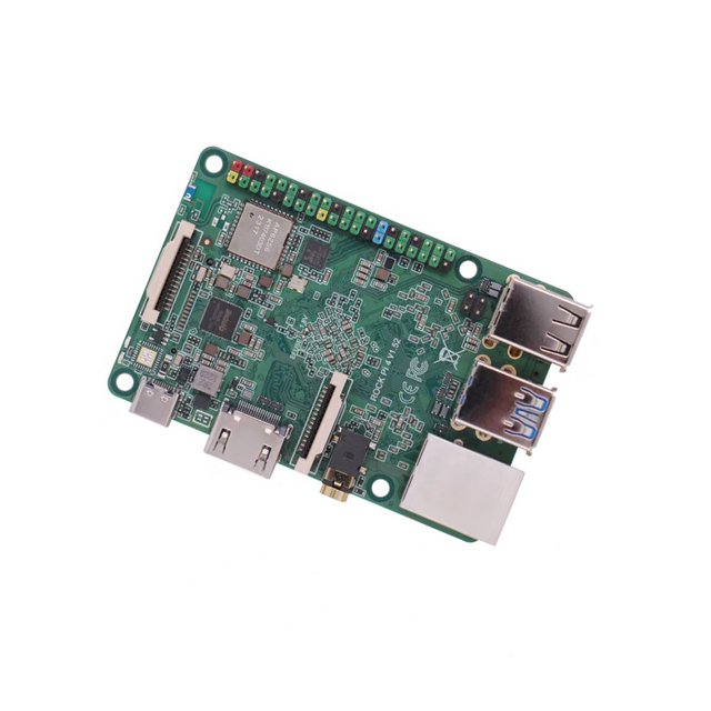 Radxa Rock 4B RK3399 Single Board Computer, with Six-core CPU, Linux Operating System, 4K & 2K, WiFi 5 & BT 5, Gigabit Ethernet