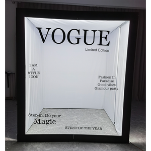 Boîte de photomaton avec kit d'accessoires - Accessoires amusants inclus pour les fêtes d'enfants et les réunions de famille, compatible avec les smartphones et les iPad - Product Image 3