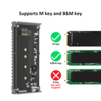 Carcasa Colorii MC40 USB 4.0 para SSD NVME, 40Gbps, de Aluminio para Mac Mini M4