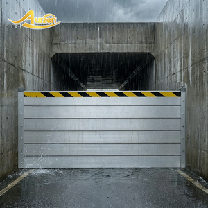 Barrière de protection contre les inondations, conception modulaire en aluminium 6063 T5 certifiée CE fiable, pour solutions de sécurité des bâtiments commerciaux à fort volume de trafic - Product Image 1