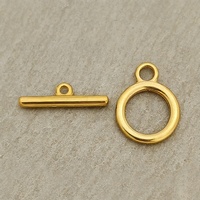 Set Penutup Kalung Gelang DIY dari Baja Anti Karat, Tekan Hidrolik, Model OT, Bulat, untuk Perhiasan, Grosir