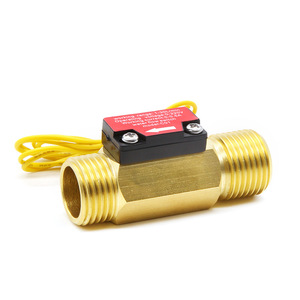 Interruptor de Flujo de 4 Puntos con Interruptor de Láminas y Interruptor de Proximidad, Material de Latón, Rosca Externa G1/2 para Medios Líquidos - Product Image 1